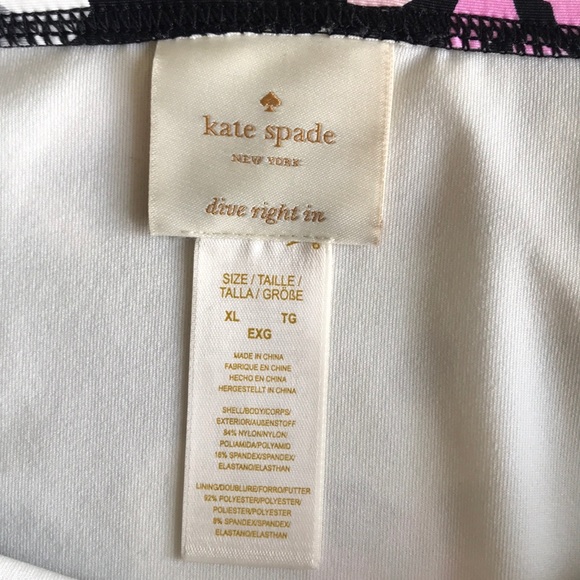 NWT Kate Spade Black Floral-Print Bikini Bottom XL - Picture 10 of 11